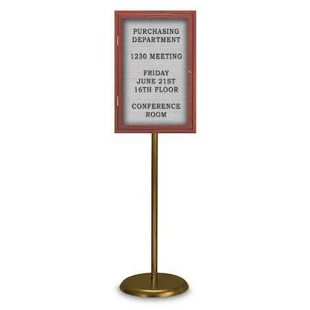 United Visual Products Corkboard, Double Door, Radius Frame, 42x32", Black/Surf UV70025-BLACK-SURF